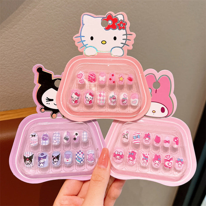 Wholesale Children's Soft False Nail Stickers Baby Nail Art Stickers JDC-NS-DF002