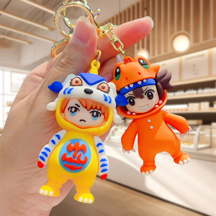 Wholesale PVC Cartoon Doll Keychain JDC-KC-BaoDou005