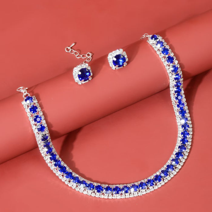 Wholesale Fashionable rhinestone necklace for women's accessories