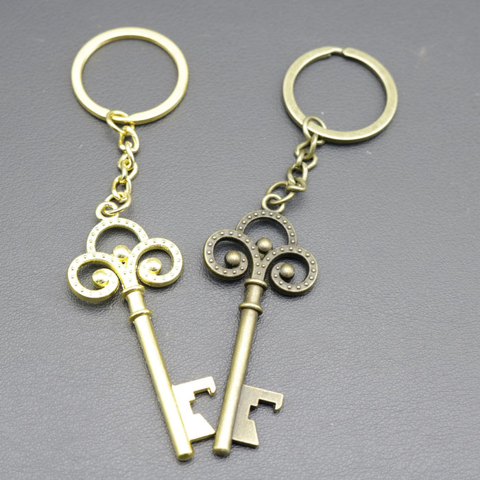 Wholesale Iron Alloy Simple Unlocking Key Keychain JDC-KC-HEMS001