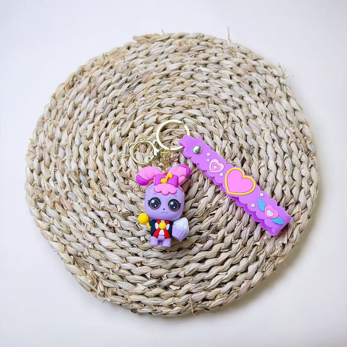 Wholesale Cute Cartoon 3D Keychain Pendant PVC Bag Charm Backpack Accessory Party Gift