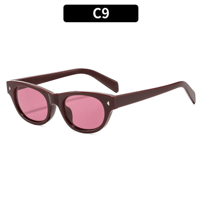 Wholesale Retro Square Sunglasses for Women Trendy UV400 Black Frame Gray Lens Fashion Accessory
