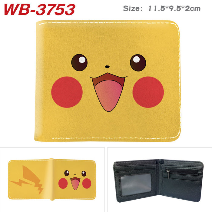 Wholesale Cute Anime Elf Pattern PU Bifold Wallet Short Card Holder Coin Purse Everyday Chic Fashion Accessory
