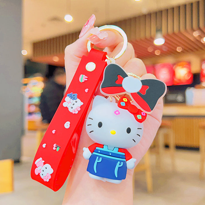 Wholesale Cute 3D Doll Silicone Keychain JDC-KC-MingT135