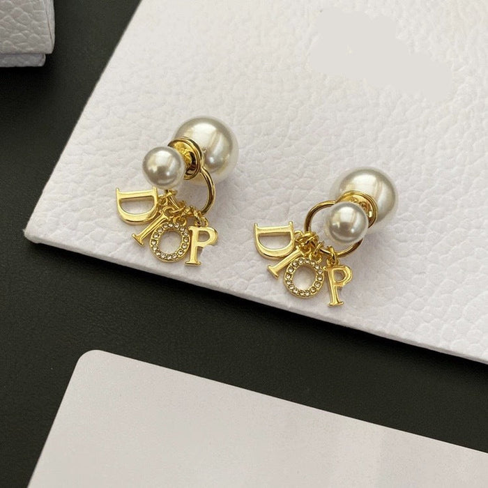 Wholesale  Gold  Pearl Earrings Earrings  Pearl Earrings