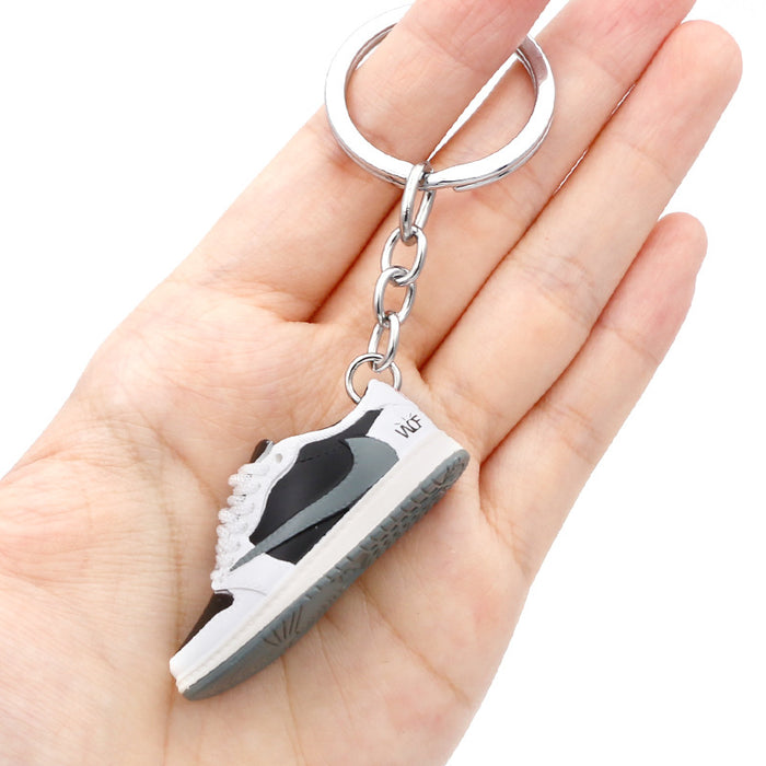 Wholesale PVC Basketball Shoe Model Keychain JDC-KC-QLPing013
