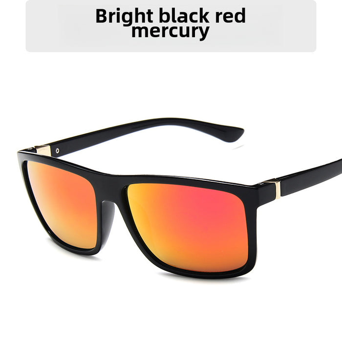 Wholesale Men's retro sunglasses with trendy large frame