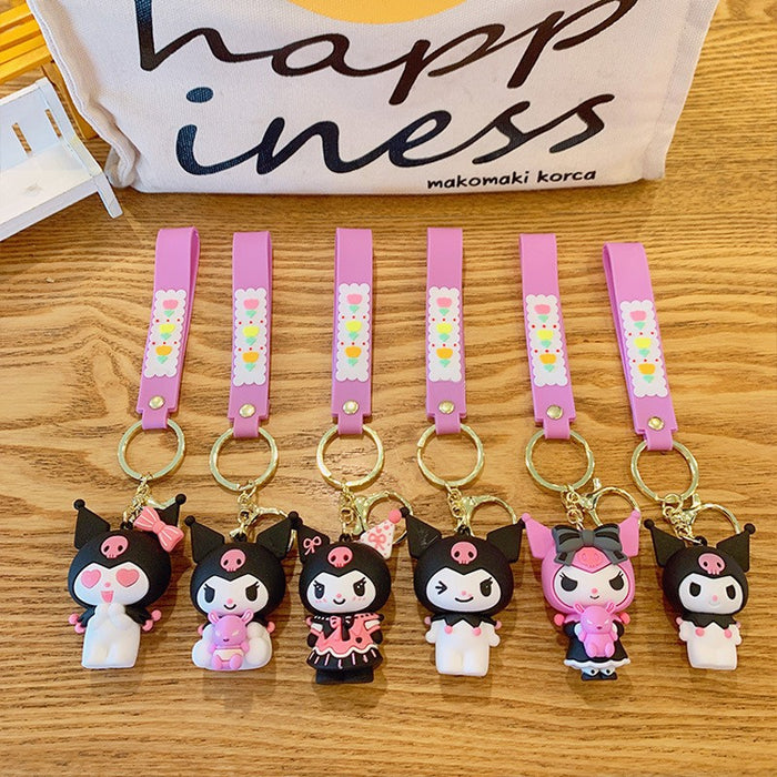 Wholesale Cute 3D Doll Silicone Keychain JDC-KC-MingT145