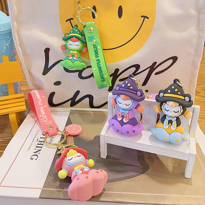 Cadena de teclas de muñeca de dibujos animados al por mayor jdc-kc-kum020