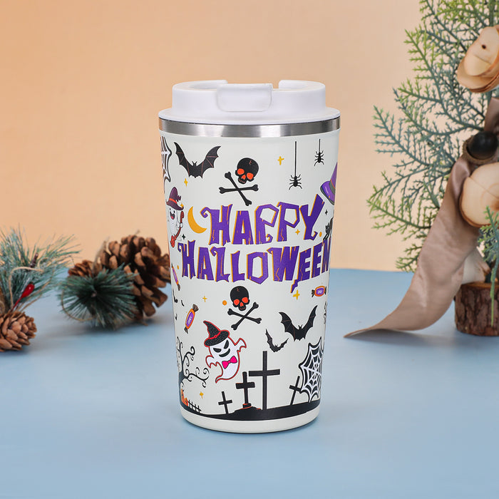 Wholesale Stainless Steel Insulated Cup  Large-Capacity Car Cup Printed Double-Lid Beer Cup Customization