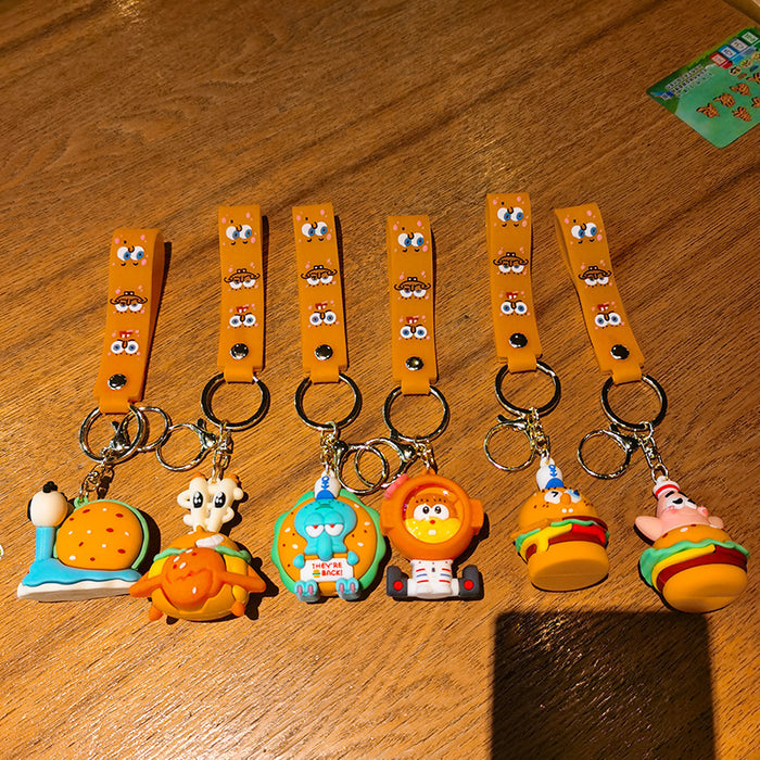 Wholesale Cartoon Doll Silicone Keychain JDC-KC-Tingm255