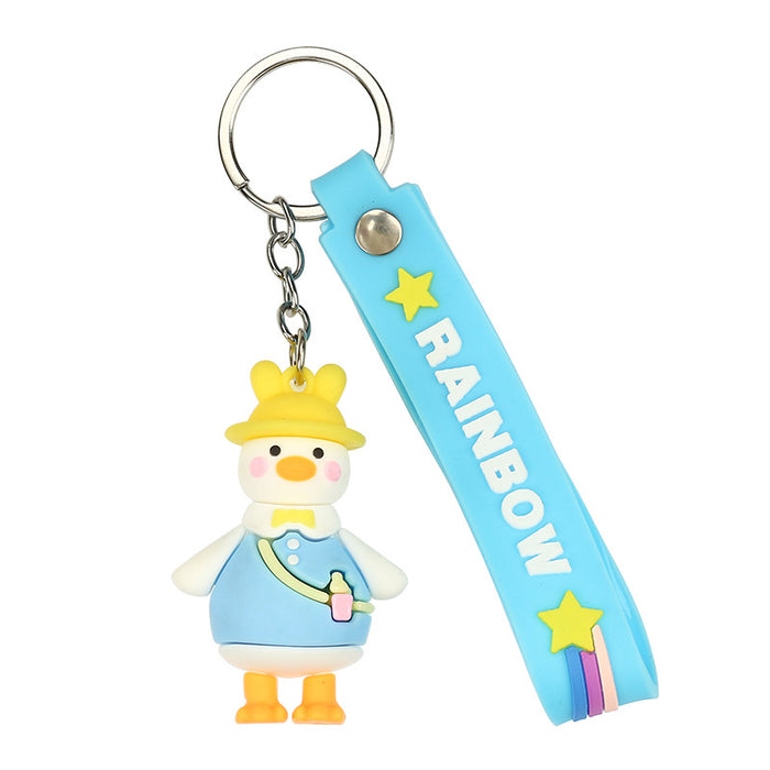 Wholesale Cartoon Cute Couple Backpack Pendant Travel Duck JDC-KC-Aohong010