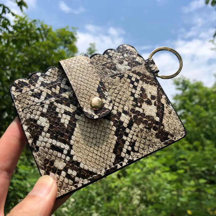 Wholesale PU Card Holder Keychain JDC-KC-Maol016