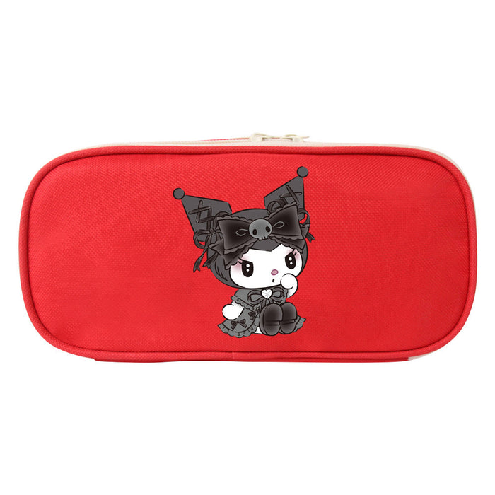 Wholesale Pencil Bag Student Cute Printed Canvas Stationery Bag JDC-PB-JR001