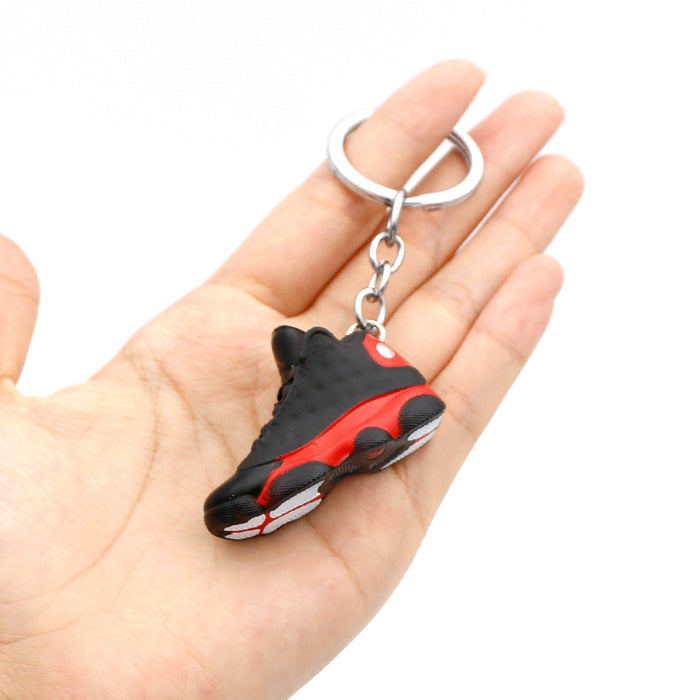 Wholesale PVC Basketball Shoe Model Keychain JDC-KC-QLPing015