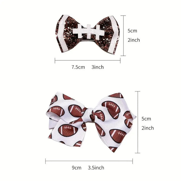 Wholesale Ribbed Webbing Rugby Bow Tie Clip Hair Clip JDC-HC-Zhenr005