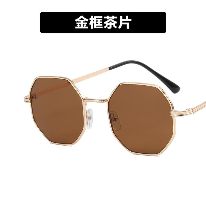 Wholesale Fashion polygon sunglasses, new street photography personalized sunglasses