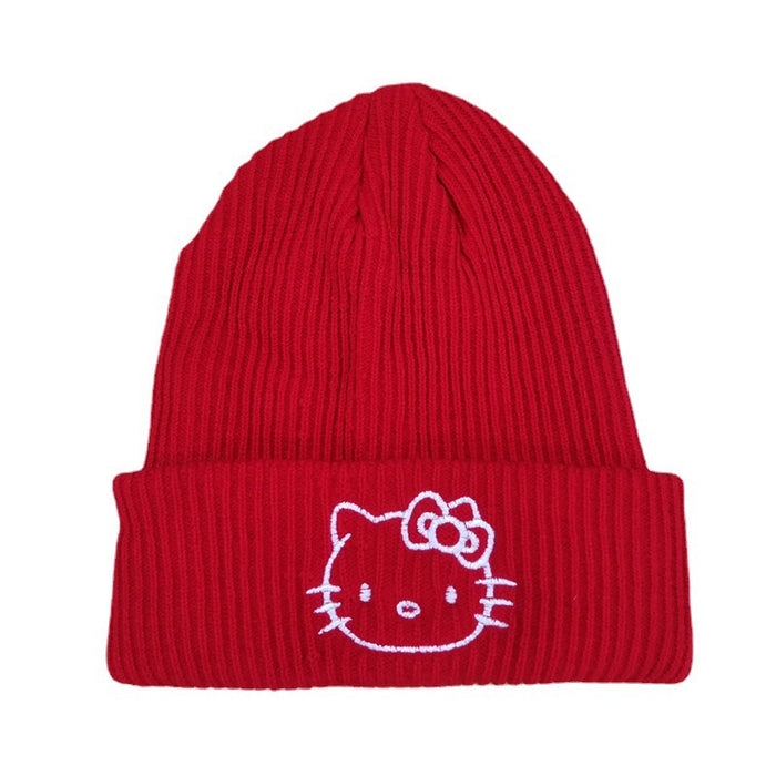 Wholesale Cartoon Embroidery Acrylic Warm Knitted Wool Hat JDC-FH-BoD014