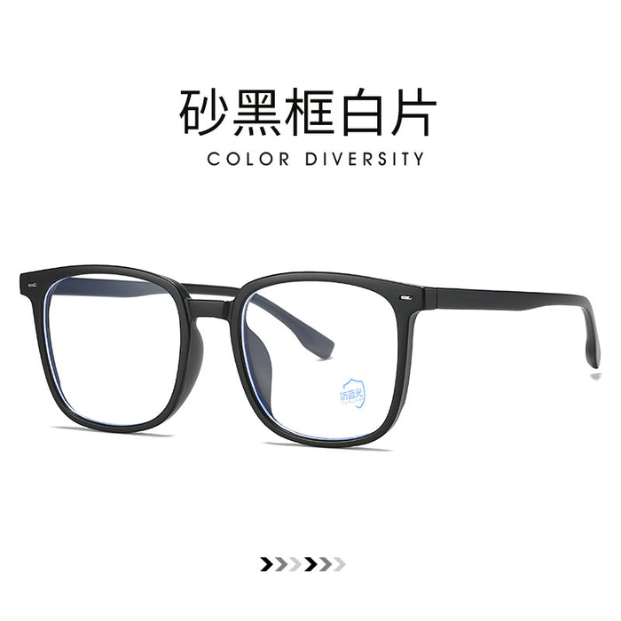 Wholesale Anti blue light sunglasses with flat frame and large frame