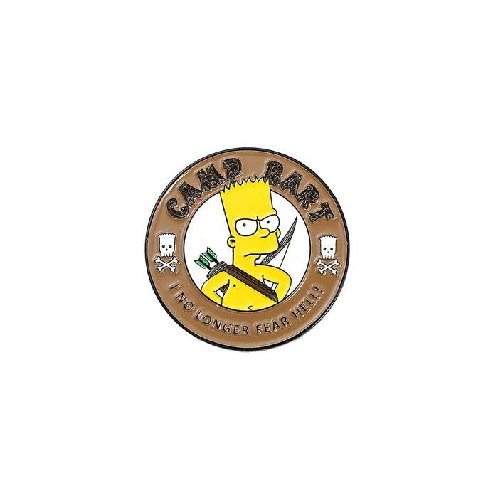 Wholesale Cartoon Simpsons Brooch Alloy Oil Dropping Badge Bag Clothes Accessories