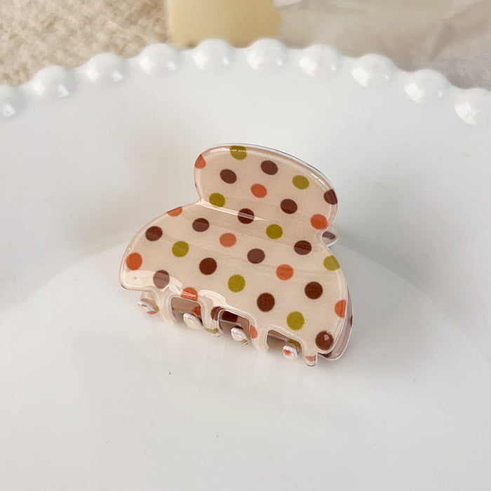 Wholesale PVC Plaid Claw Hair Clip - Retro Fashion Accessory