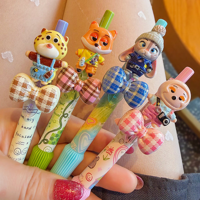 Wholesale Cute Bear F Pen,  Sweet Style Ballpoint Pen for Students,  Boutique Stationery Gift  minimum quantities：4 minimum quantities：4