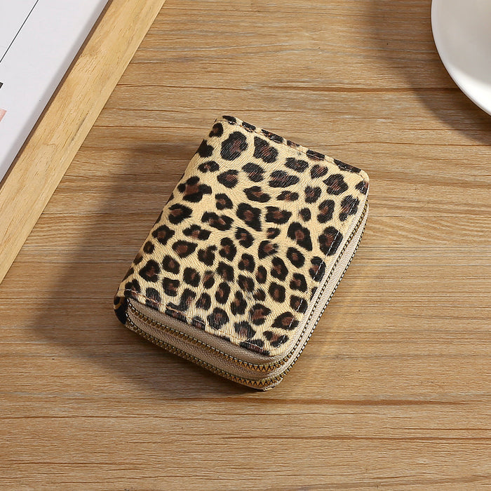 Wholesale Leopard Print Multi-Functional Card Holder Wallet