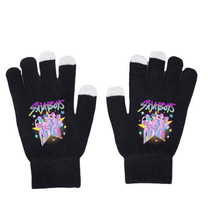 Wholesale KPOP Student gloves warm touchscreen gloves