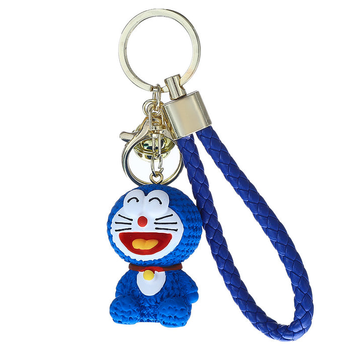 Wholesale resin woolen cartoon doll bag pendant keychain JDC-KC-ShuoT005