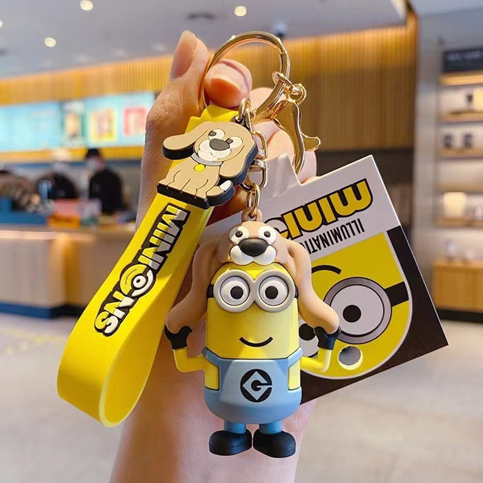 Wholesale Cartoon Cute Key Chain Doll Drop Glue Car Keychain Pendant