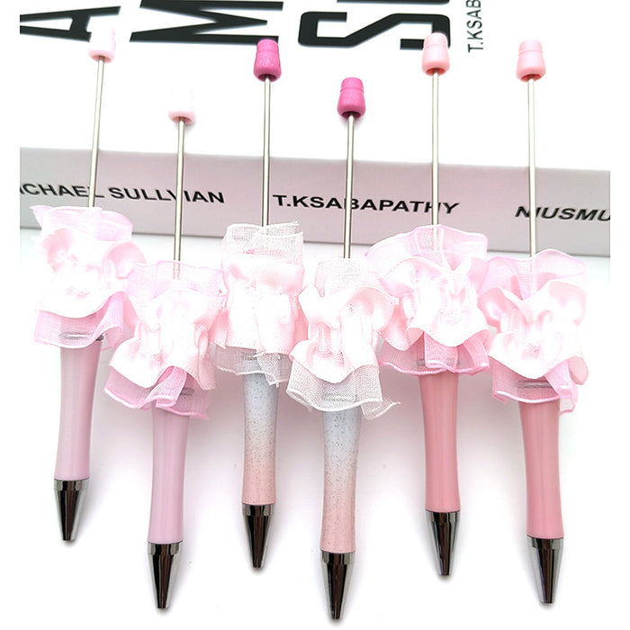 Wholesale Flower Plastic Bead Pen JDC-PN-GanCai001