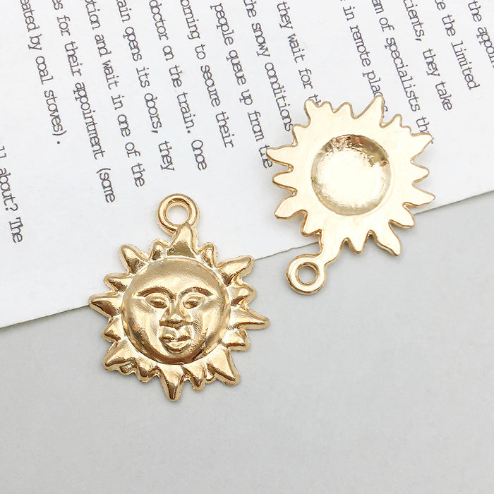 Wholesale DIY Alloy Simulation Star,  Moon and Sun Series Charms