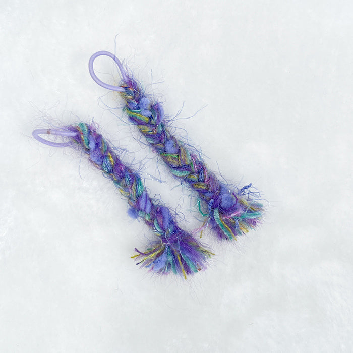 Wholesale Doll Baby Clothes Accessories Vinyl Doll Hair Accessories Multi-Color Wool Braids