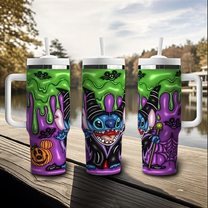 Wholesale Tumbler Cute Cartoon Pattern 40OZ Stainless Steel Car Ice Bullies Cup