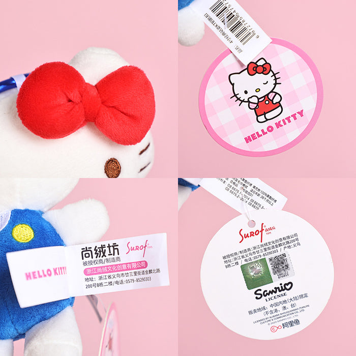 Wholesale Cute cat cartoon keychain pendant  doll schoolbag ornaments