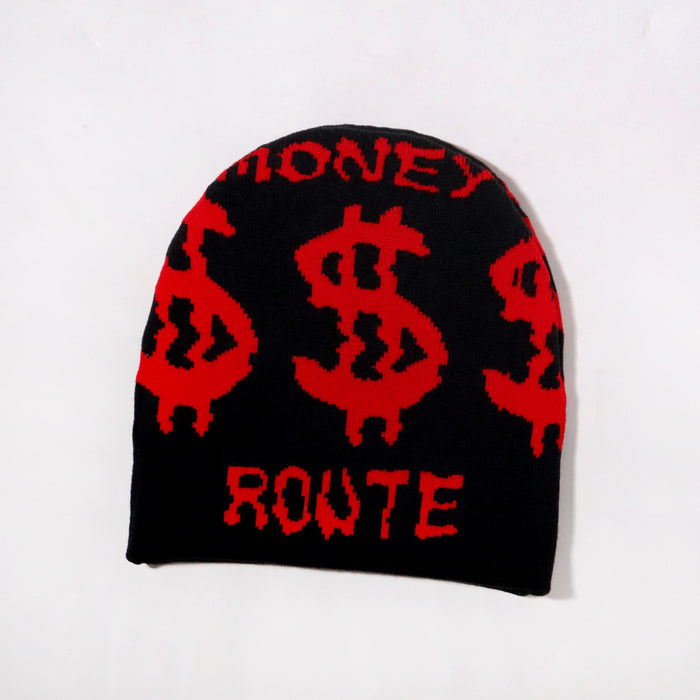 Wholesale Acrylic Money Pattern Knitted Hat JDC-FH-JunL002