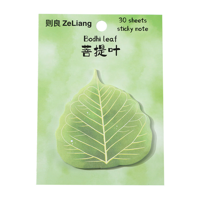 Wholesale leaves and flowers shaped sticky notes