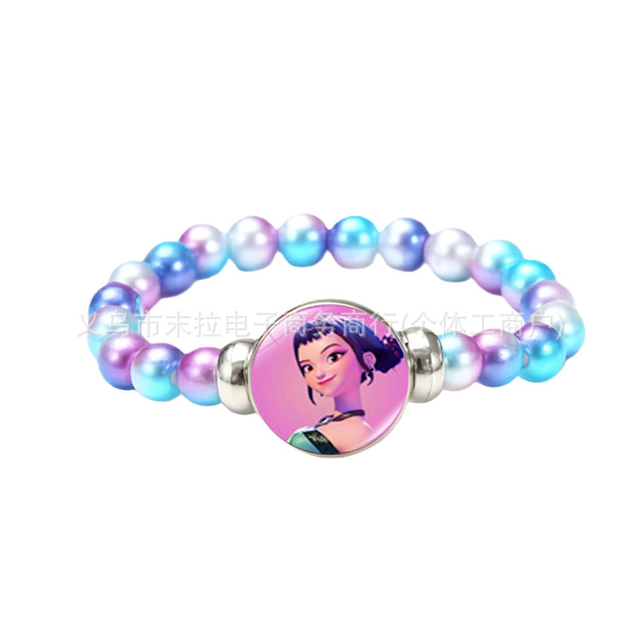 Wholesale K-Pop Cartoon Anime Colorful Beaded Bracelet