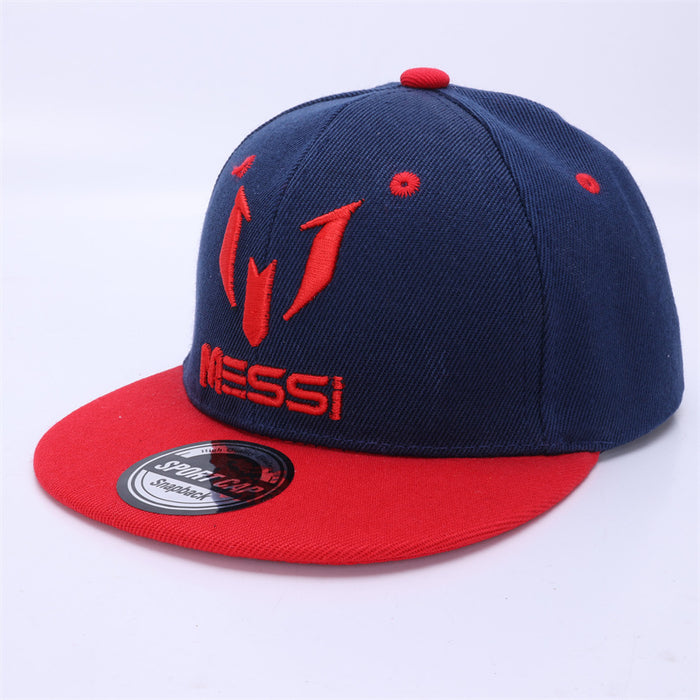 Wholesale Casual Red Baseball Cap Letter Patch Hip Hop Style Wide Brim Dome For Spring Autumn Resale