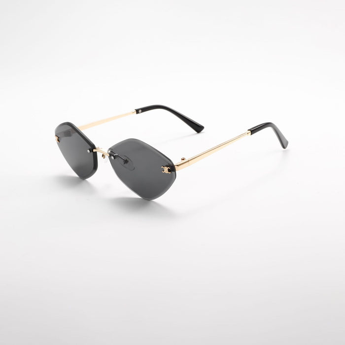 Wholesale Fashionable square frame sunglasses, personalized flat sunglasses