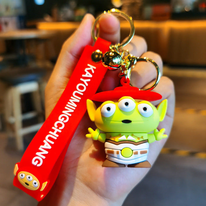 Wholesale silicone cute animation key chain （F） JDC-KC-YMeng019