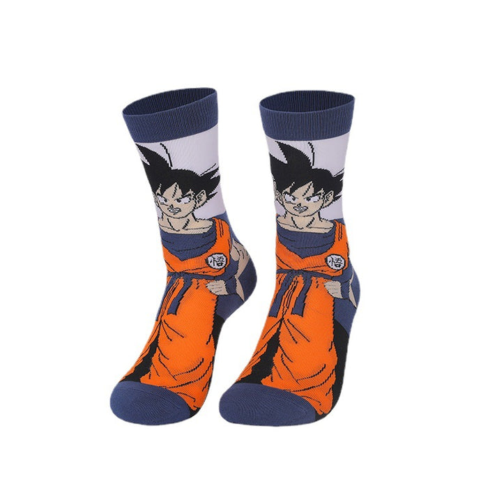 Wholesale Casual sports jacquard women's cotton couple mid tube long socks men's youth trendy socks
