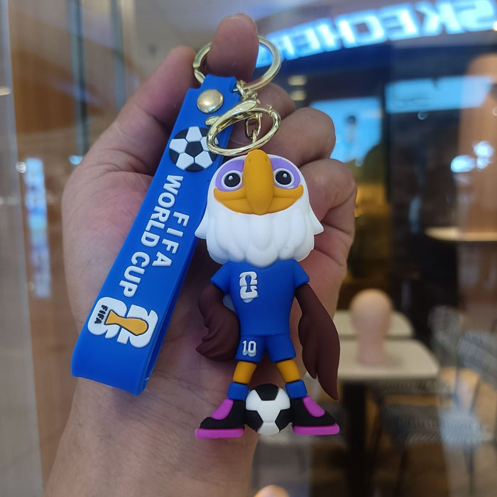Wholesale Cartoon Football Commemorative Keychain