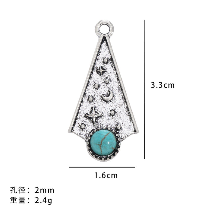 Wholesale 50pcs Turquoise Bohemian Ethnic Style Earrings