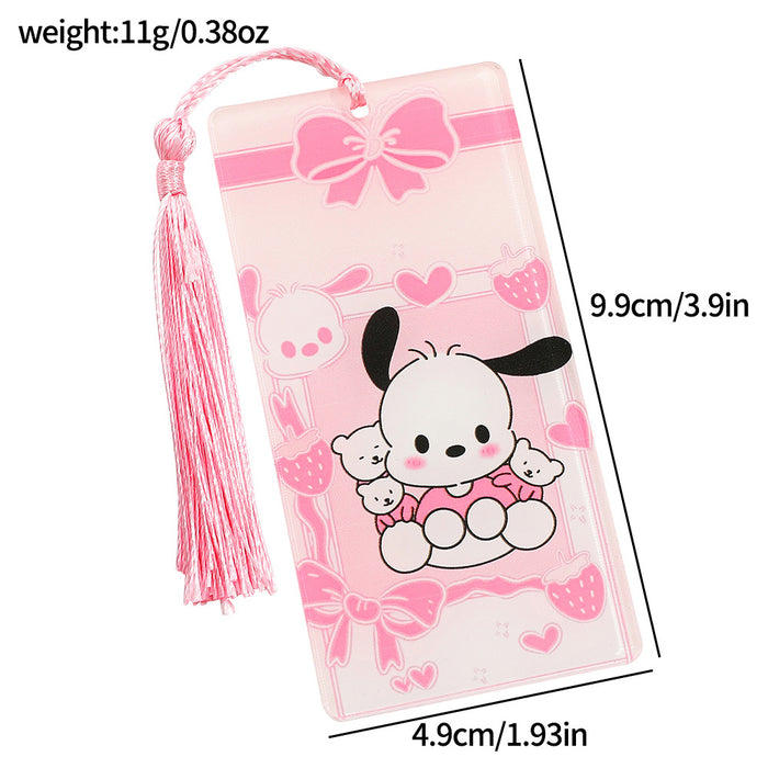 Wholesale Acrylic Tassel Bookmark Anime Fans Bookmark