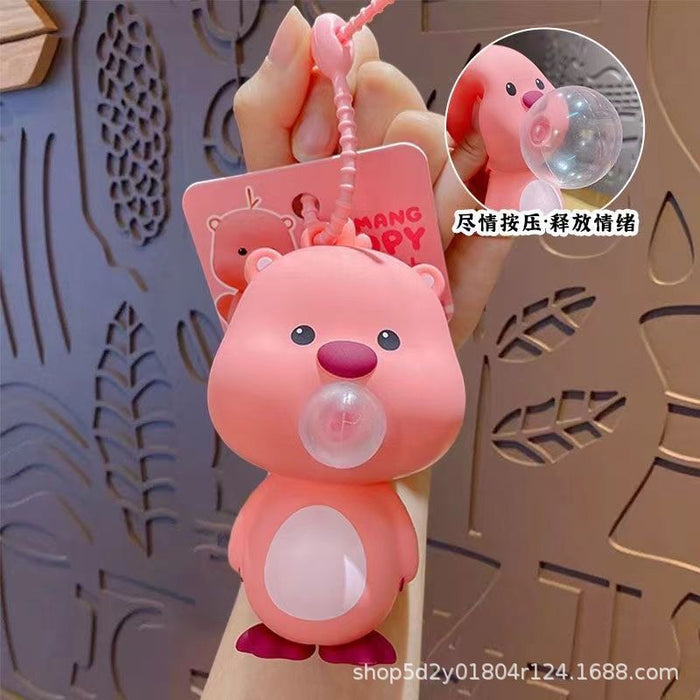 Wholesale  Keychain Beaver Decompression Toy Schoolbag Pendant Doll Doll Hanging Accessories