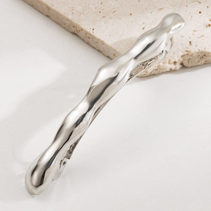 Wholesale Metallic Spring Clip Simple Starfish High-Feeling Hairpin for Women