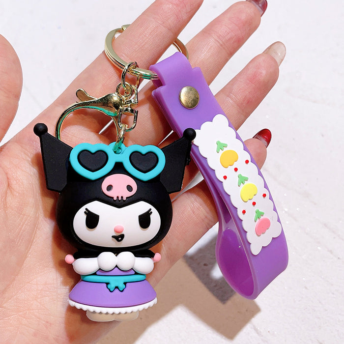 Wholesale Halloween Cartoon Silicone Doll Keychain JDC-KC-QiChao055