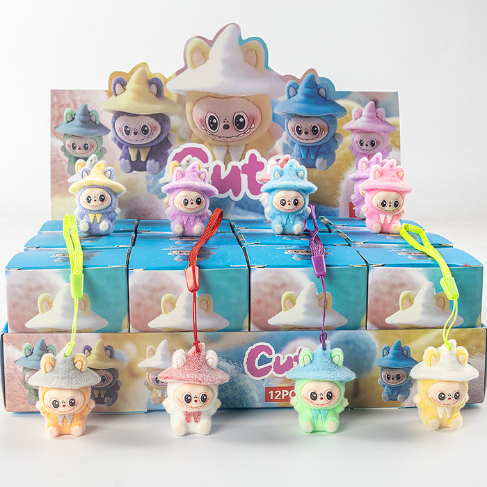 Wholesale 12pcs Doll Random doll toy cute flocking doll