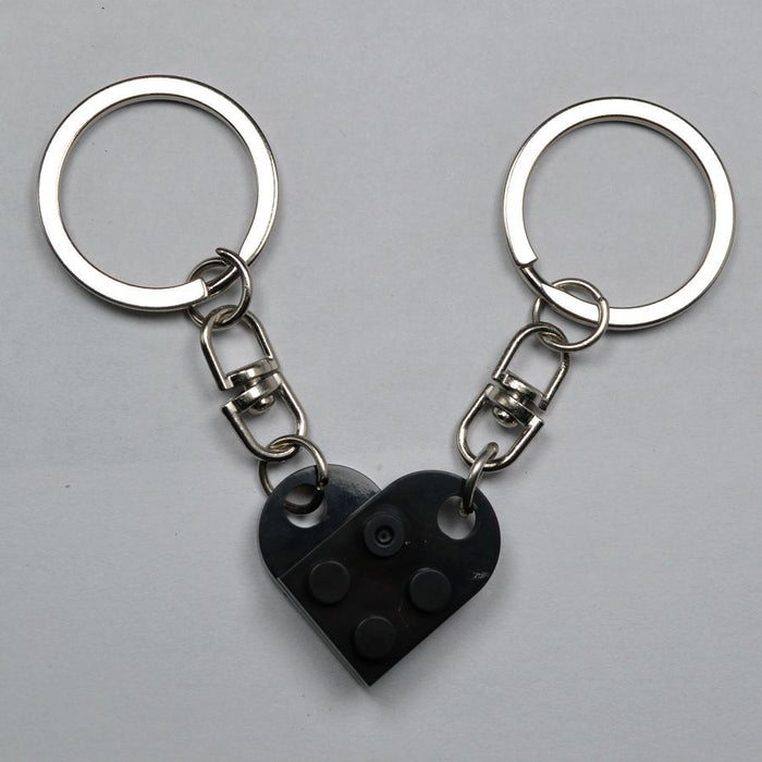 Wholesale Love Building Blocks Plastic Keychain JDC-KC-Maih001